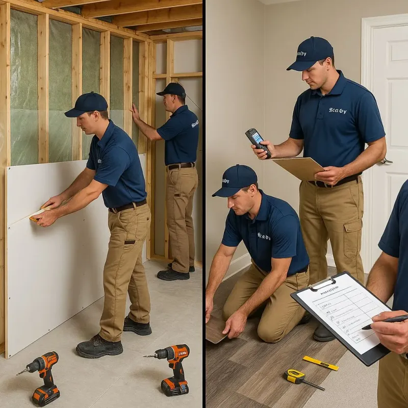 Repairs and Reconstruction process in Belgium, WI